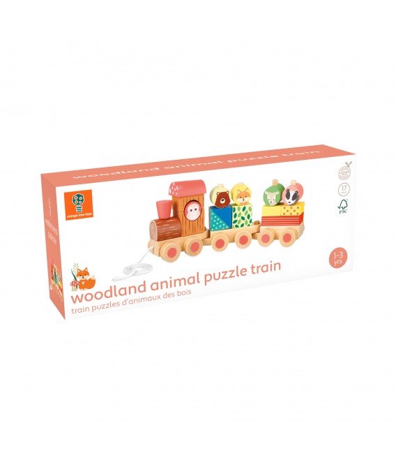 Ξύλινο τρένο Woodland  (FSC®) Orange Tree Toys