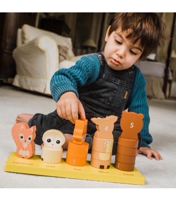 Εκμάθηση αριθμών Woodland Orange Tree Toys