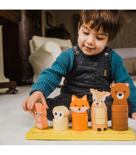 Εκμάθηση αριθμών Woodland Orange Tree Toys