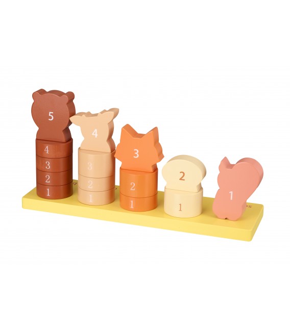 Εκμάθηση αριθμών Woodland Orange Tree Toys