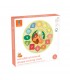 Ρολόι με  Σχήματα woodland Orange Tree Toys