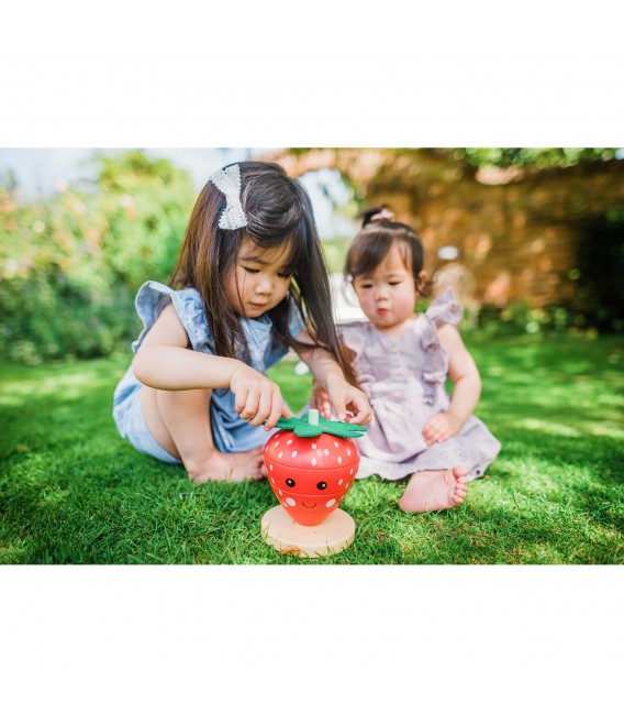 Πυργος Στοίβαξης Φράουλα Orange Tree Toys