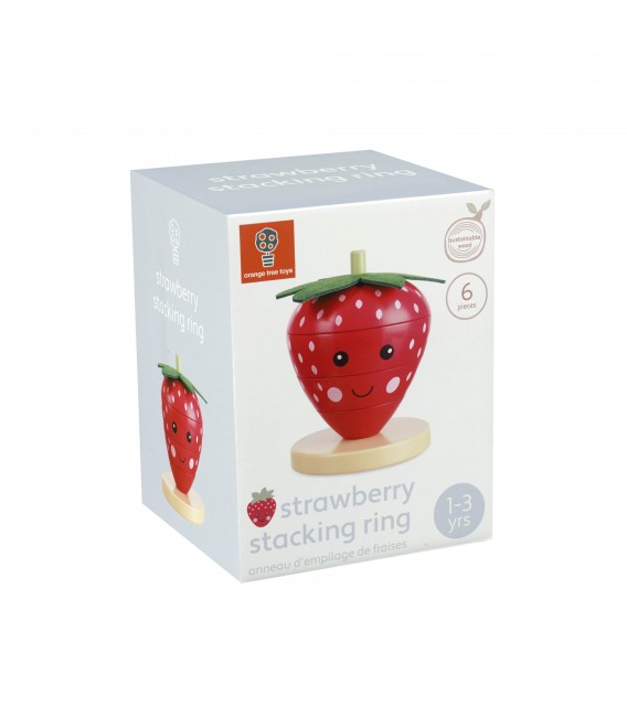 Πυργος Στοίβαξης Φράουλα Orange Tree Toys