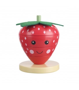 Πυργος Στοίβαξης Φράουλα Orange Tree Toys