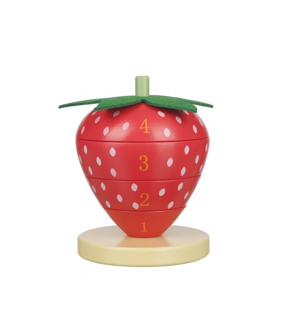 Πυργος Στοίβαξης Φράουλα Orange Tree Toys