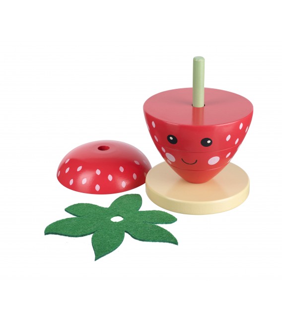 Πυργος Στοίβαξης Φράουλα Orange Tree Toys