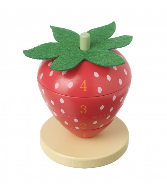Πυργος Στοίβαξης Φράουλα Orange Tree Toys