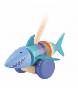 Καρχαρίας Παιχνίδι ώθησης Orange Tree Toys