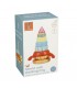 Ξύλινος κύβος στοίβαξης Καβούρι Orange Tree Toys