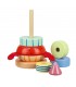 Ξύλινος κύβος στοίβαξης Καβούρι Orange Tree Toys