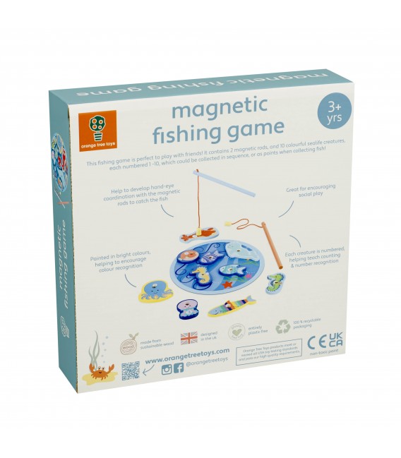 Μαγνητικό παιχνίδι ψαρέματος Orange Tree Toys