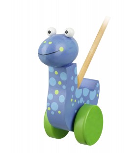 Παιχνίδι ώθησης Diplodocus Orange Tree Toys