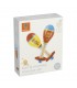 Μαράκες σετ Λιοντάρι & Μαιμού Orange Tree Toys