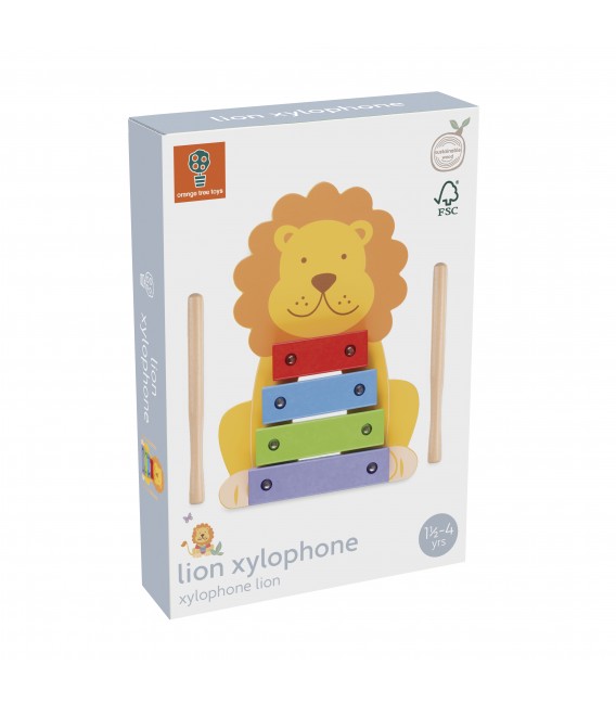 Ξυλόφωνο Λιοντάρι Orange Tree Toys