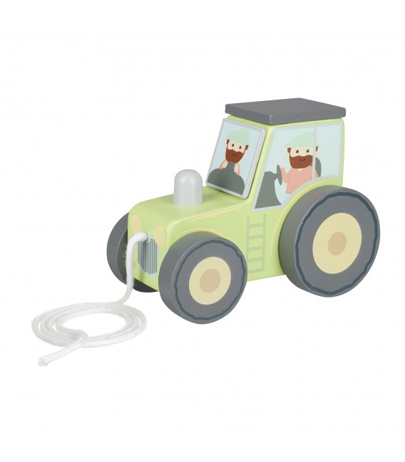 Τρακτέρ Famyard  Pull Along Orange Tree Toys