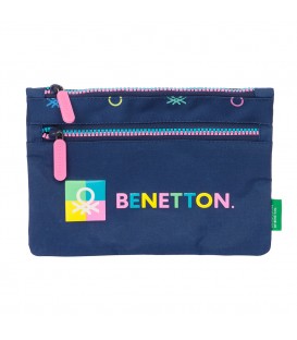 Μικρή θήκη με 2 φερμουάρ BENETTON COOL