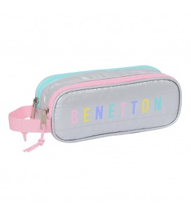 Κασετίνα Με Δύο Θήκες BENETTON Silver