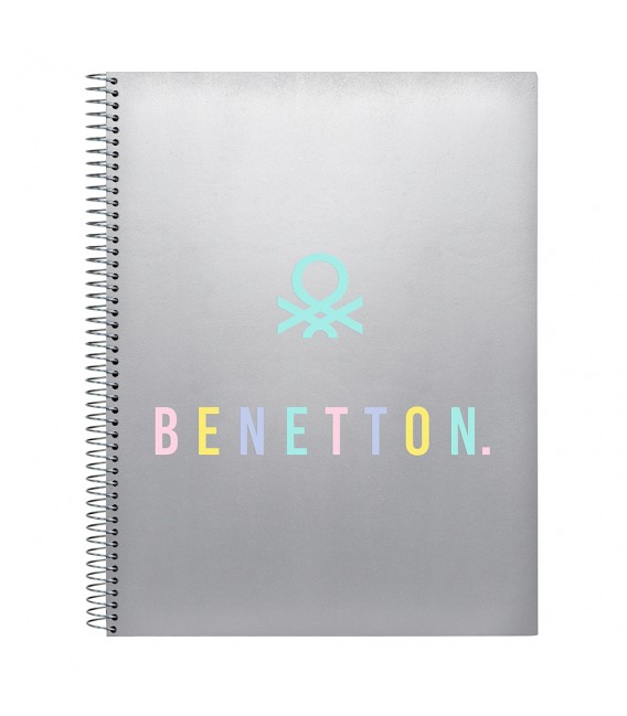 Τετράδιο Α4 BENETTON Silver