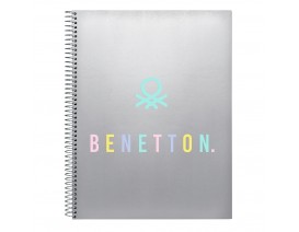 Τετράδιο Α4 BENETTON Silver