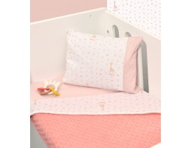 Κουβέρτα κούνιας διπλής όψης Minky Sophie La Girafe σχ 502