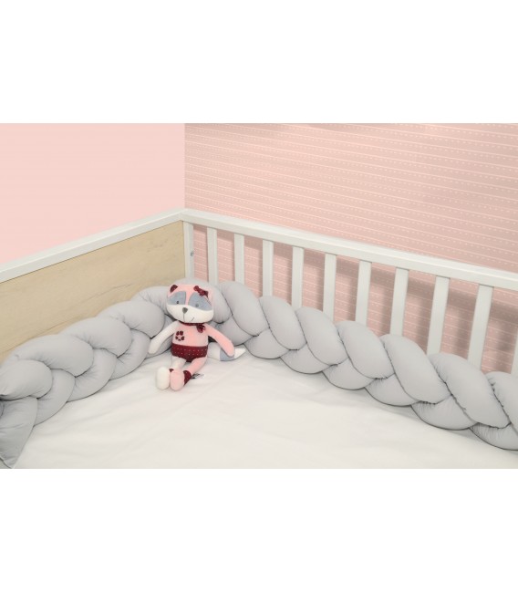 Oliver Baby des 315 πλεξούδα Γκρι τριπλή Βαμβακερή 20 μ χ 200 εκ.