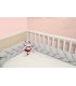 Oliver Baby des 315 πλεξούδα Γκρι τριπλή Βαμβακερή 20 μ χ 200 εκ.