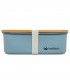 Lunchbox με καπάκι από bamboo 900ml Μπλε