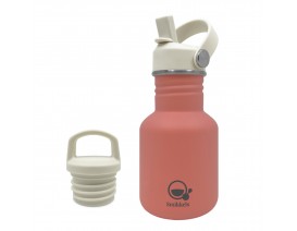 Μεταλλικό παγούρι 350ml Ροζ Smikkels