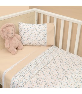Σεντόνια κούνιας 3 τεμ 110x160 100% βαμβάκι Design 217 Oliver Baby