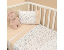 Σεντόνια κούνιας 3 τεμ 110x160 100% βαμβάκι Design 217 Oliver Baby