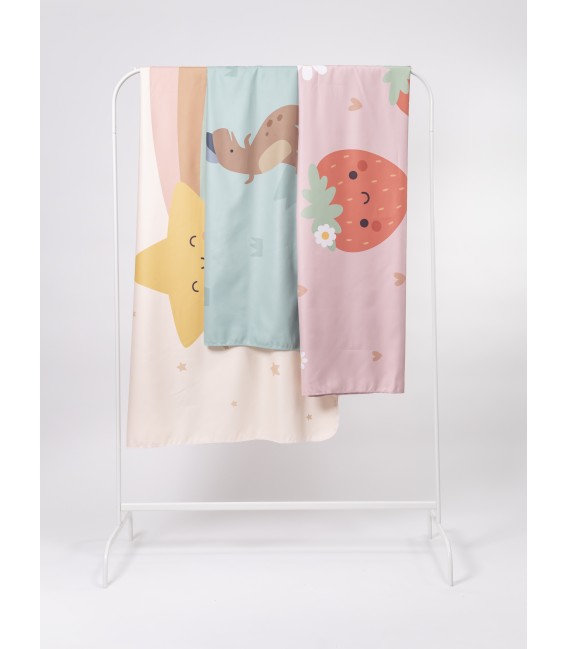 Πετσέτα Θαλάσσης 70x140cm με ύφασμα Microfibra Strawberries Monnëka