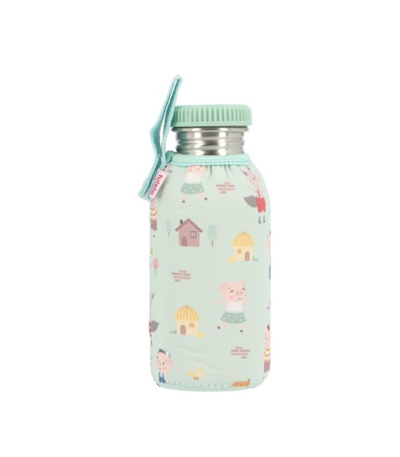Aνοξείδωτο Δοχείο Νερού 500ml 3 Little Pigs - Tutete