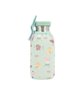 Aνοξείδωτο Δοχείο Νερού 500ml 3 Little Pigs - Tutete