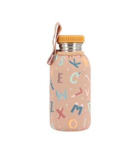 Aνοξείδωτο Δοχείο Νερού 500ml Funny Letters - Tutete