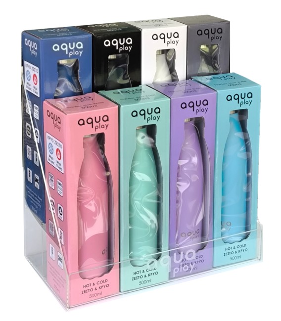 Μπουκάλι Θερμός 500 ml AquaPlay Μαύρο