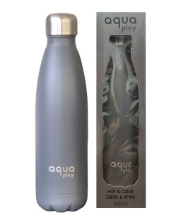 Μπουκάλι Θερμός 500 ml AquaPlay Μαύρο