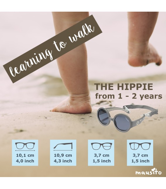 Γυαλιά Ηλίου για Παιδιά 6-24 μηνών Γκρι The Hippie Mausito