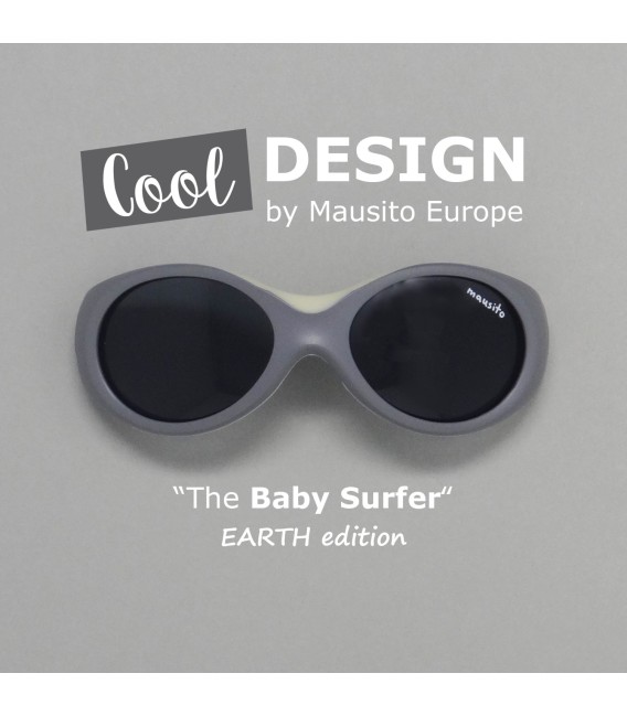 Γυαλιά Ηλίου για Παιδιά 0-18 μηνών Ανθρακί Baby Surfer Earth Mausito