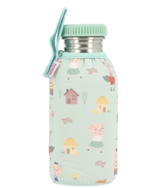 Aνοξείδωτο Δοχείο Νερού 500ml 3 Little Pigs - Tutete