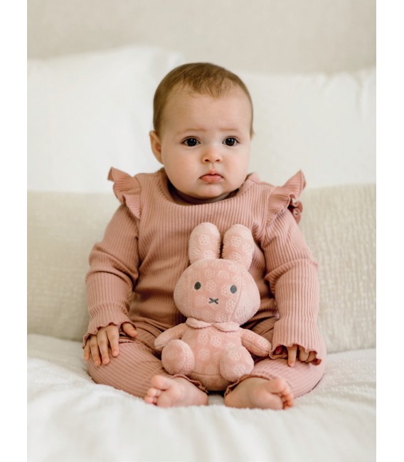Λούτρινο Aπό Bελουτέ Ύφασμα 20cm Ροζ Miffy