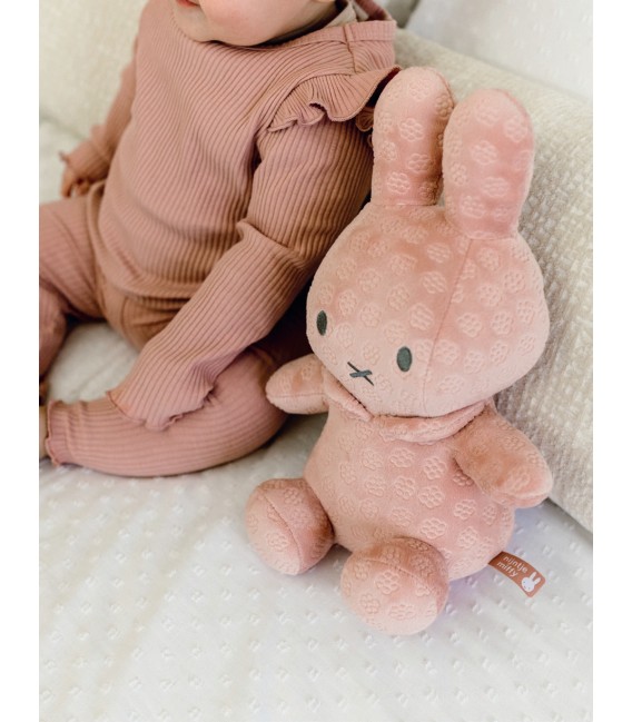 Λούτρινο Από Βελουτέ Ύφασμα 30cm Ροζ Miffy