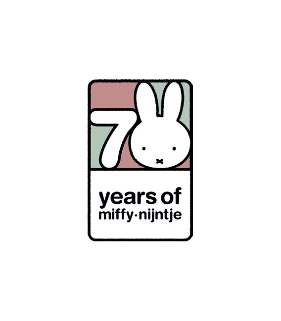 Κουδουνίστρα Από Βελουτέ Ύφασμα Πράσινο Miffy Flowers