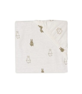 Κατωσέντονο Με Λάστιχο 50x90cm Jersey Λαδί Μοτίβο Miffy Happy