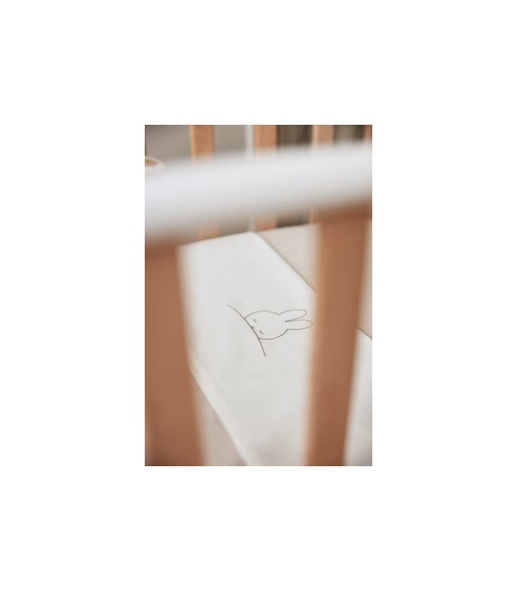 Σεντόνι Λίκνου Εκρού 75x100cm Miffy Sleepy