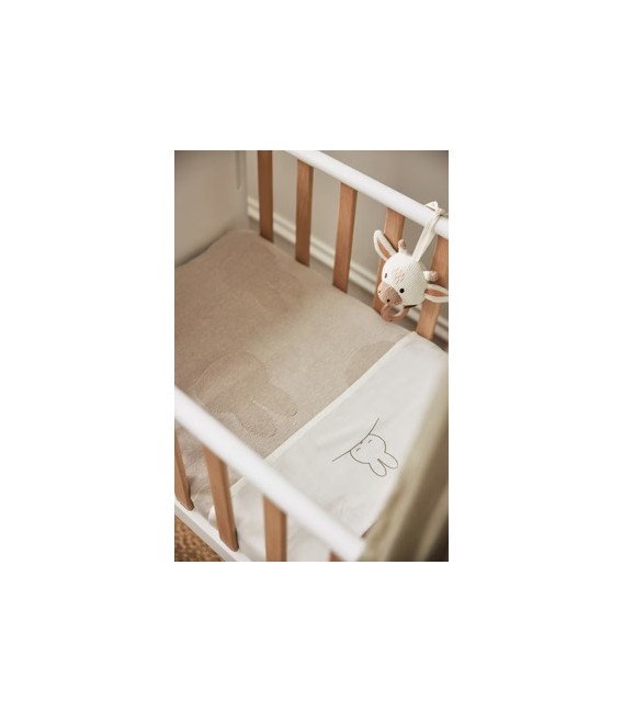 Σεντόνι Λίκνου Εκρού 75x100cm Miffy Sleepy