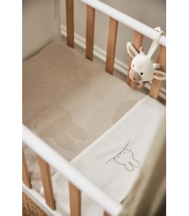 Σεντόνι Λίκνου Εκρού 75x100cm Miffy Sleepy