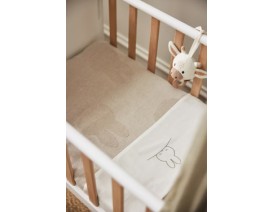 Σεντόνι Λίκνου Εκρού 75x100cm Miffy Sleepy