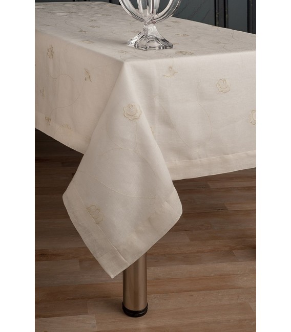 Omega Home des.200 Τραπεζομάντηλο 170x300 100% λινό Ιταλίας