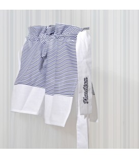 Κουνουπιέρα 180x500 cm Design 908 Μπλε Σκούρο - Ριγέ