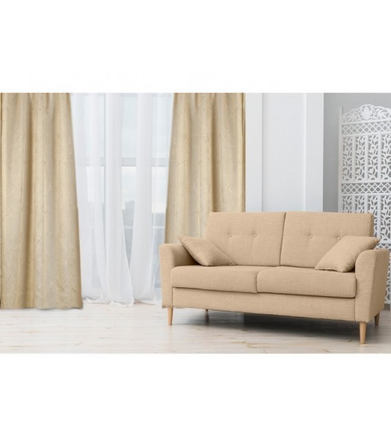 Omega Home des.204 Κουρτίνα Ζακάρ (1φύλλο) 145x270